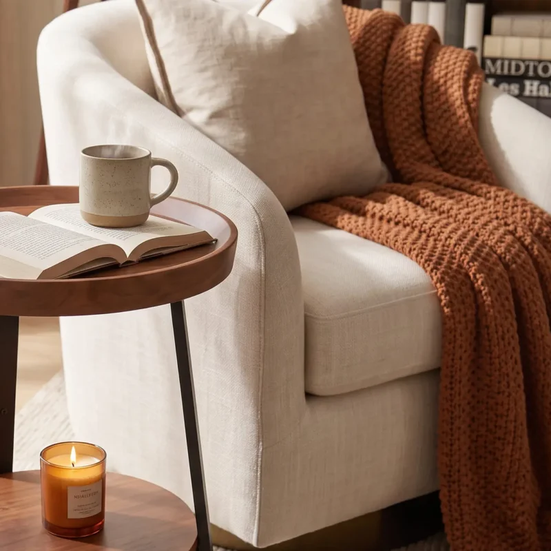 cozy reading nook